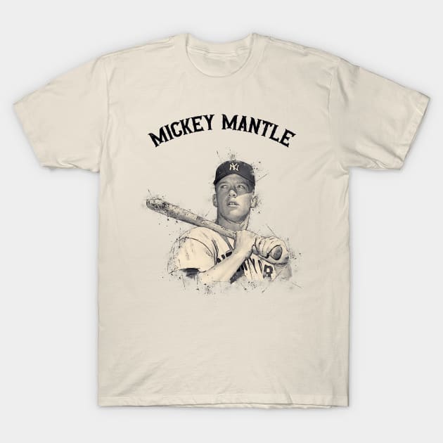 Mickey Mantle T-Shirt by Yopi